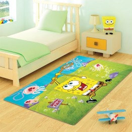 Sünger Bob Balık Avı Çocuk Halısı